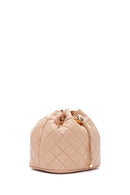 Kadın Bej Uzun Askılı Kapitone Çapraz Çanta | Derimod Kadın Bej Uzun Askılı Kapitone Çapraz Çanta | Derimod