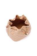 Kadın Bej Uzun Askılı Kapitone Çapraz Çanta | Derimod Kadın Bej Uzun Askılı Kapitone Çapraz Çanta | Derimod