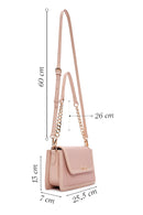 Kadın Pudra Uzun Askılı Omuz Çantası | Derimod Kadın Pudra Uzun Askılı Omuz Çantası | Derimod