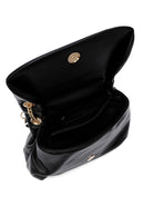 Kadın Siyah Uzun Zincir Askılı Omuz Çantası | Derimod Kadın Siyah Uzun Zincir Askılı Omuz Çantası | Derimod