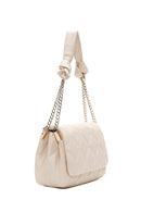 Kadın Krem Kapitone Omuz Çantası | Derimod Kadın Krem Kapitone Omuz Çantası | Derimod