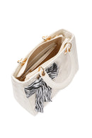 Kadın Krem Uzun Askılı Kapitone Kol Çantası | Derimod Kadın Krem Uzun Askılı Kapitone Kol Çantası | Derimod