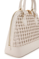 Kadın Bej Uzun Askılı Örgü Kol Çantası | Derimod Kadın Bej Uzun Askılı Örgü Kol Çantası | Derimod