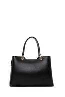 Kadın Siyah Uzun Askılı Kol Çantası | Derimod Kadın Siyah Uzun Askılı Kol Çantası | Derimod