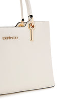 Kadın Bej Uzun Askılı Kol Çantası | Derimod Kadın Bej Uzun Askılı Kol Çantası | Derimod