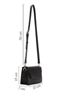 Women's Black Long Strap Crossbody Bag | Derimod Women's Black Long Strap Crossbody Bag | Derimod