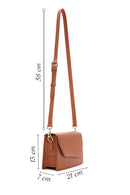 Kadın Taba Uzun Askılı Çapraz Çanta | Derimod Kadın Taba Uzun Askılı Çapraz Çanta | Derimod