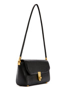 Women's Black Crocodile Patterned Shoulder Bag | Derimod Women's Black Crocodile Patterned Shoulder Bag | Derimod