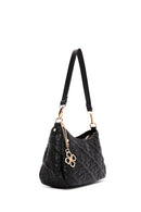 Kadın Siyah Uzun Askılı Kapitone Kol Çantası | Derimod Kadın Siyah Uzun Askılı Kapitone Kol Çantası | Derimod