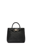 Women's Black Long Strap Shoulder Bag | Derimod Women's Black Long Strap Shoulder Bag | Derimod