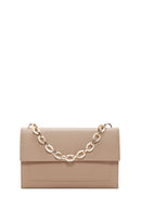 Kadın Bej Uzun Zincir Askılı Portföy Çanta | Derimod Kadın Bej Uzun Zincir Askılı Portföy Çanta | Derimod
