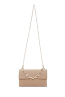 Kadın Bej Uzun Zincir Askılı Portföy Çanta | Derimod Kadın Bej Uzun Zincir Askılı Portföy Çanta | Derimod