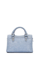 Kadın Mavi Uzun Askılı Jean Kumaş Çapraz Çanta | Derimod Kadın Mavi Uzun Askılı Jean Kumaş Çapraz Çanta | Derimod