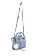 Kadın Mavi Uzun Askılı Jean Kumaş Çapraz Çanta | Derimod Kadın Mavi Uzun Askılı Jean Kumaş Çapraz Çanta | Derimod