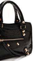 Kadın Siyah Uzun Askılı Kol Çantası | Derimod Kadın Siyah Uzun Askılı Kol Çantası | Derimod