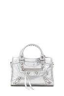 Kadın Gümüş Uzun Askılı Kol Çantası | Derimod Kadın Gümüş Uzun Askılı Kol Çantası | Derimod