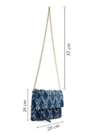 Women's Blue Jean Long Chain Strap Clutch Bag | Derimod Women's Blue Jean Long Chain Strap Clutch Bag | Derimod