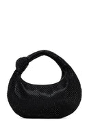 Kadın Siyah Taşlı Kol Çantası | Derimod Kadın Siyah Taşlı Kol Çantası | Derimod