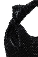 Kadın Siyah Taşlı Kol Çantası | Derimod Kadın Siyah Taşlı Kol Çantası | Derimod