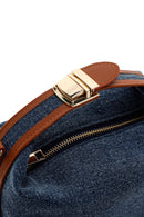 Women's Blue Long Strap Crossbody Bag | Derimod Women's Blue Long Strap Crossbody Bag | Derimod