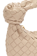 Kadın Gri Örgü Kol Çantası | Derimod Kadın Gri Örgü Kol Çantası | Derimod