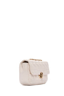 Women's Cream Long Strap Quilted Crossbody Bag | Derimod Women's Cream Long Strap Quilted Crossbody Bag | Derimod