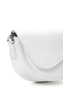 Women's White Classic Shoulder Bag | Derimod Women's White Classic Shoulder Bag | Derimod