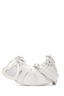 Kadın Beyaz Uzun Askılı Kroko Desenli Omuz Çantası | Derimod Kadın Beyaz Uzun Askılı Kroko Desenli Omuz Çantası | Derimod