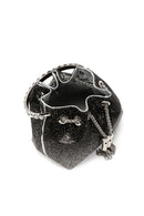 Kadın Siyah Uzun Zincir Askılı Taşlı Çapraz Çanta | Derimod Kadın Siyah Uzun Zincir Askılı Taşlı Çapraz Çanta | Derimod