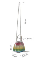 Kadın Çok Renkli Uzun Zincir Askılı Taşlı Çapraz Çanta | Derimod Kadın Çok Renkli Uzun Zincir Askılı Taşlı Çapraz Çanta | Derimod