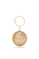 Kadın Altın Uzun Zincir Askılı Taşlı Çapraz Çanta | Derimod Kadın Altın Uzun Zincir Askılı Taşlı Çapraz Çanta | Derimod