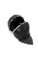 Kadın Siyah Uzun Zincir Askılı Taşlı Çapraz Çanta | Derimod Kadın Siyah Uzun Zincir Askılı Taşlı Çapraz Çanta | Derimod