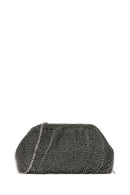 Kadın Siyah Uzun Zincir Askılı Taşlı Çapraz Çanta | Derimod Kadın Siyah Uzun Zincir Askılı Taşlı Çapraz Çanta | Derimod