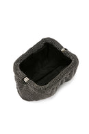 Women's Black Long Chain Strap Stone Cross Bag | Derimod Women's Black Long Chain Strap Stone Cross Bag | Derimod