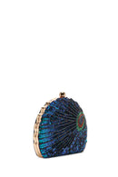 Kadın Mavi Uzun Zincir Askılı Pullu Çapraz Çanta | Derimod Kadın Mavi Uzun Zincir Askılı Pullu Çapraz Çanta | Derimod