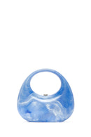 Kadın Mavi Kutu El Çantası | Derimod Kadın Mavi Kutu El Çantası | Derimod