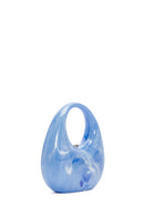 Kadın Mavi Kutu El Çantası | Derimod Kadın Mavi Kutu El Çantası | Derimod