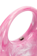 Kadın Pembe Kutu El Çantası | Derimod Kadın Pembe Kutu El Çantası | Derimod