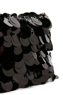 Kadın Siyah Uzun Zincir Askılı Pullu Çapraz Çanta | Derimod Kadın Siyah Uzun Zincir Askılı Pullu Çapraz Çanta | Derimod