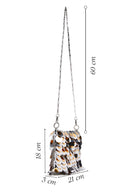 Kadın Gümüş Uzun Zincir Askılı Pullu Çapraz Çanta | Derimod Kadın Gümüş Uzun Zincir Askılı Pullu Çapraz Çanta | Derimod