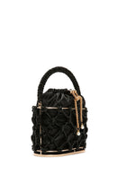 Women's Black Stone Box Handbag | Derimod Women's Black Stone Box Handbag | Derimod