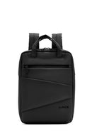 D-Pack Unisex Black Fabric Backpack | Derimod D-Pack Unisex Black Fabric Backpack | Derimod