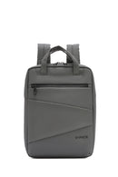 D-Pack Unisex Gray Fabric Backpack | Derimod D-Pack Unisex Gray Fabric Backpack | Derimod