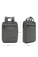 D-Pack Unisex Gray Fabric Backpack | Derimod D-Pack Unisex Gray Fabric Backpack | Derimod