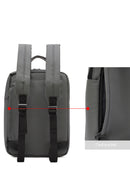 D-Pack Unisex Gray Fabric Backpack | Derimod D-Pack Unisex Gray Fabric Backpack | Derimod