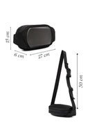 D-Pack Men's Gray Fabric Waist Bag | Derimod D-Pack Men's Gray Fabric Waist Bag | Derimod