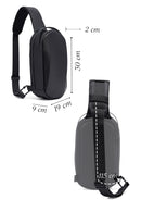 D-Pack Erkek Siyah Teknolojik Kumaş Çapraz Çanta | Derimod D-Pack Erkek Siyah Teknolojik Kumaş Çapraz Çanta | Derimod