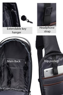 D-Pack Erkek Siyah Teknolojik Kumaş Çapraz Çanta | Derimod D-Pack Erkek Siyah Teknolojik Kumaş Çapraz Çanta | Derimod