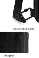 D-Pack Men's Grey Technological Fabric Crossbody Bag | Derimod D-Pack Men's Grey Technological Fabric Crossbody Bag | Derimod