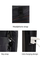 D-Pack Men's Grey Technological Fabric Crossbody Bag | Derimod D-Pack Men's Grey Technological Fabric Crossbody Bag | Derimod